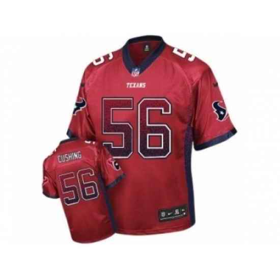 Nike Houston Texans 56 Brian Cushing Red Elite Drift Fashion NFL Jersey